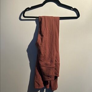 lululemon athletica Red and Orange Leggings with Soft Lightweight Fabric